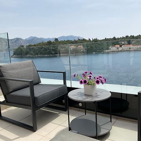 High View-A Seaside Villa With Huge Jacuzzi Račišće Exteriör bild