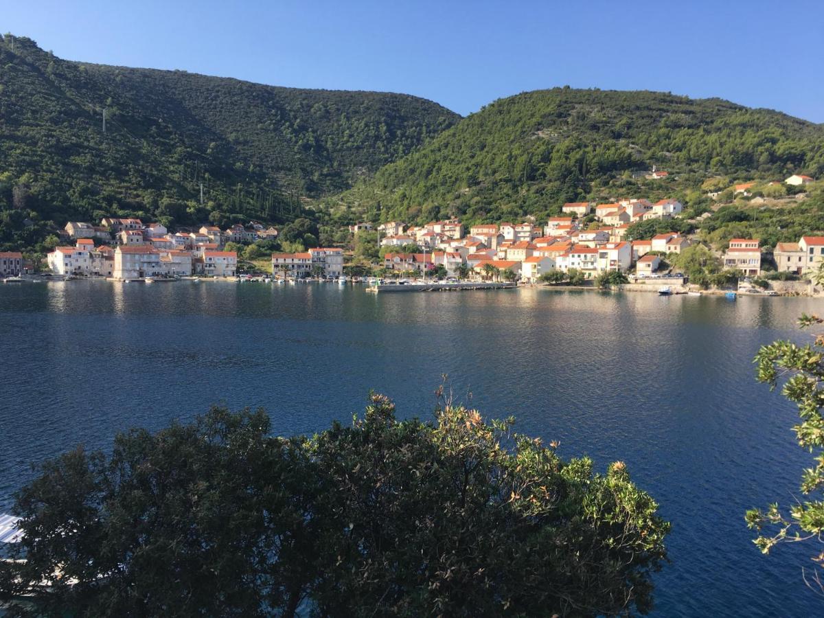High View-A Seaside Villa With Huge Jacuzzi Račišće Exteriör bild